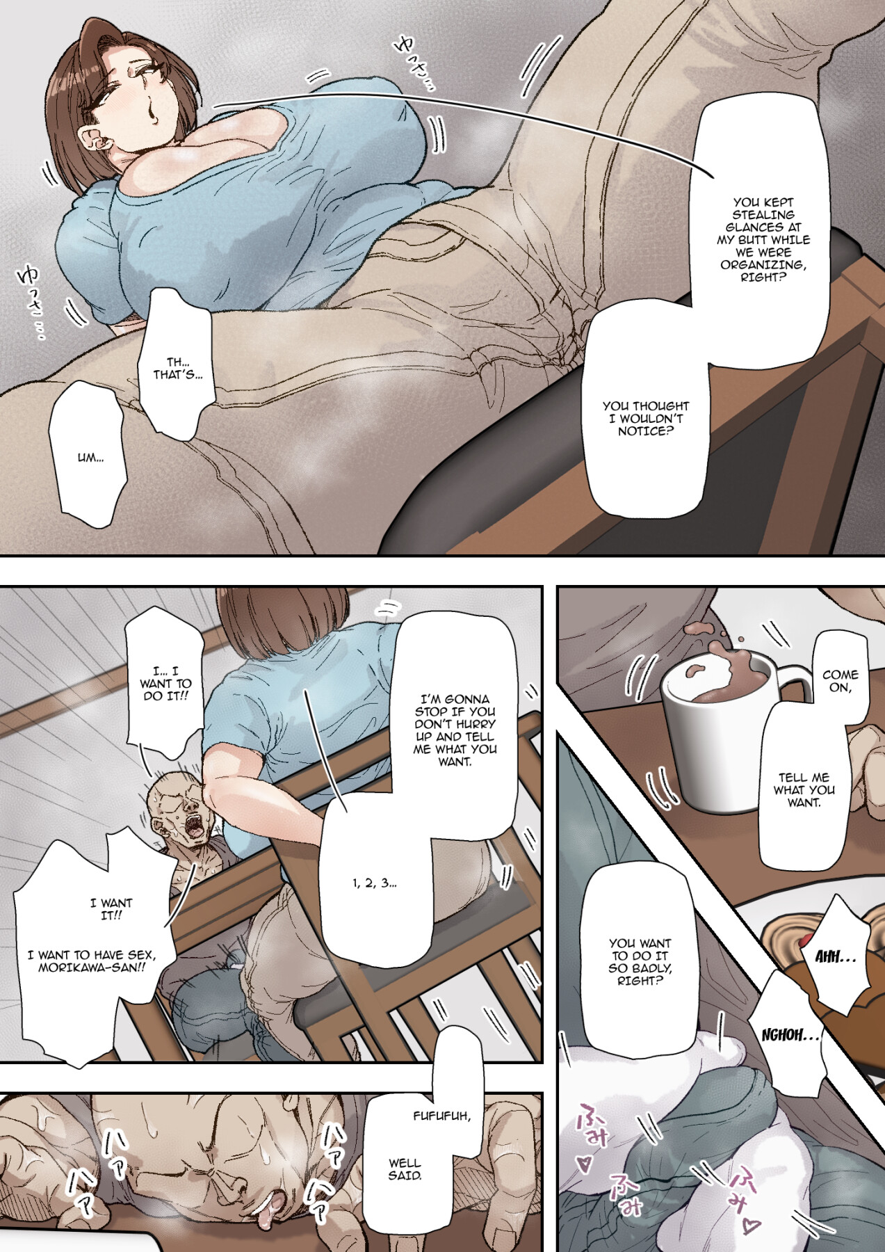 Hentai Manga Comic-Morikawa Minako (42) Falls To Her - Chapter Time Job Coworker's Dick-Read-7